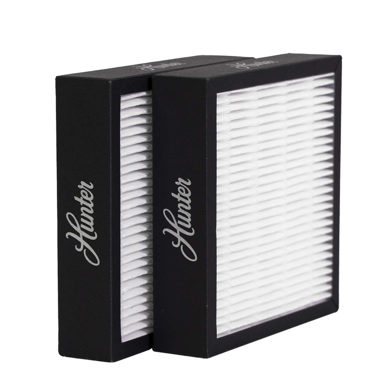 Hunter F1715HE5 Replacement Filter 2-Pack for Model HT1715, 5 x 5 inches