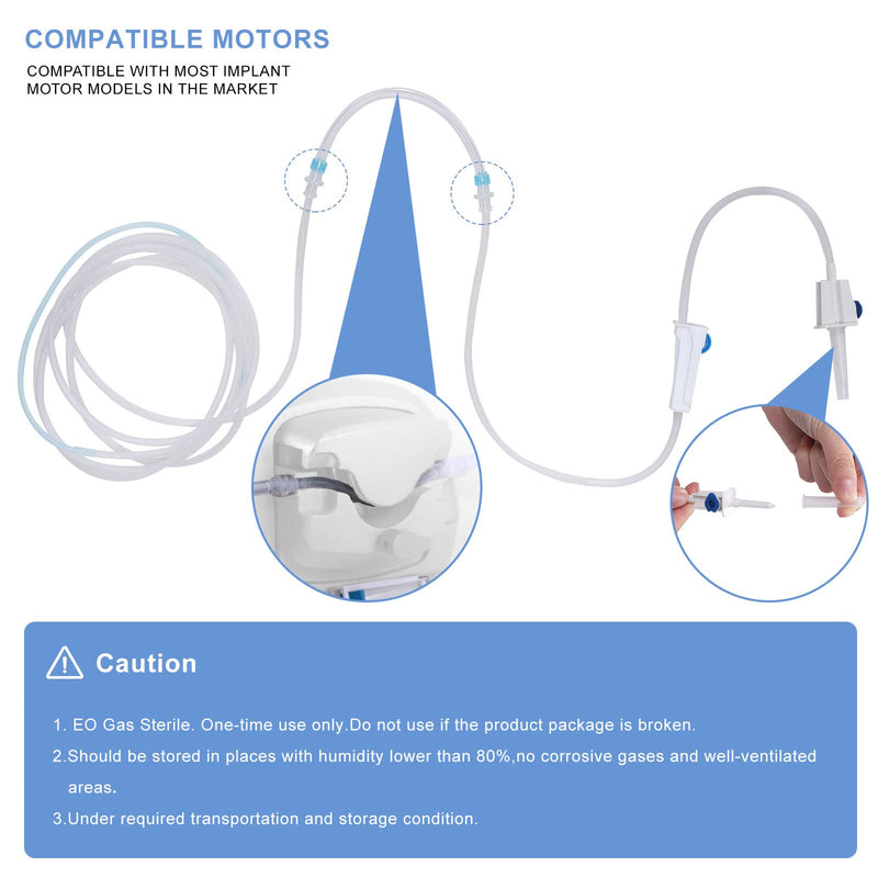 Dental Disposable Irrigation Tube Set of Irrigation Lines for EMS implant Motor - NewNest Australia