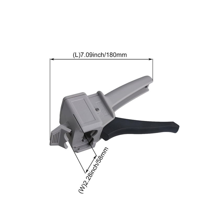 CNBTR Dispenser for 50ml 1: 1/1: 2 AB Cartridges Plastic Tubes Adhesive Impression Mixing Dispensing