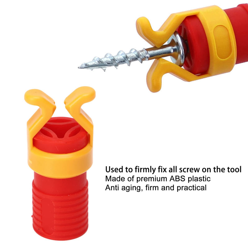 TOPINCN 10PCS Screw Holders Clamp ABS Universal Anti Aging Screw Fixing Sleeve for Woodworking Tool Accessories Screw Fixing Clamp