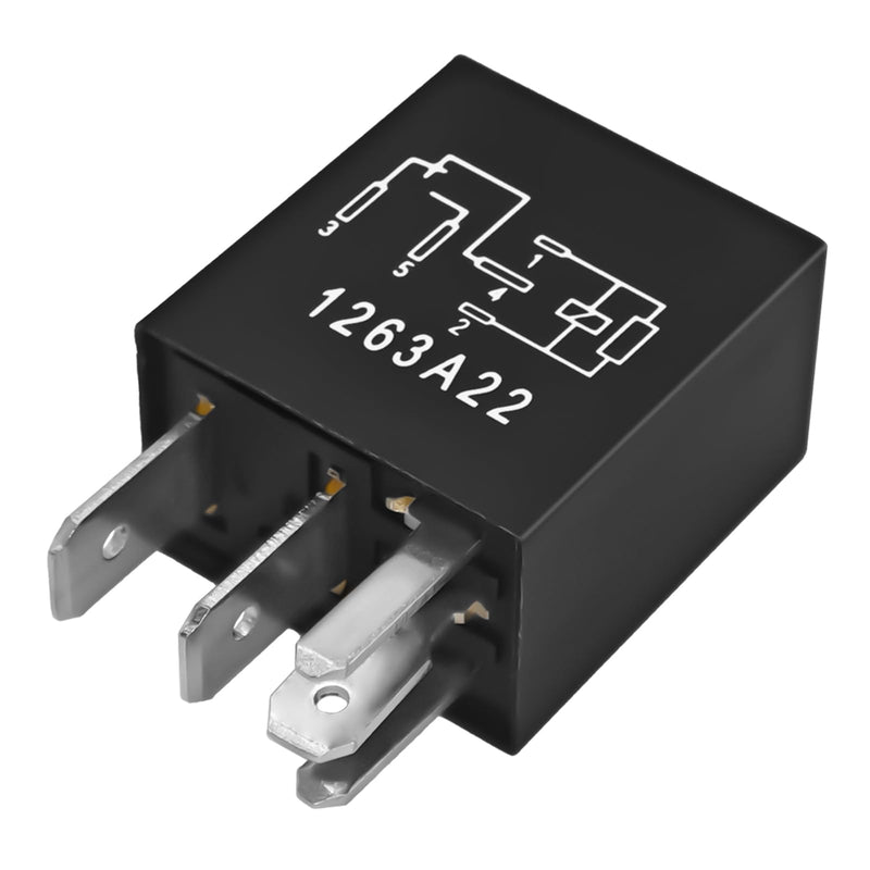 Relay G8HE-1C7T-R1-DC12 (Set of 4), 12VDC 5Pins Plug-in Installation Automotive Relay - OEM Replacement, SPDT