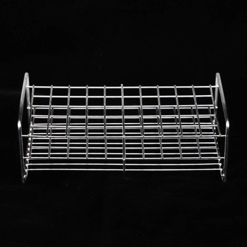 Stainless Steel Test Tube Rack Holes with Handle, Medical Test Tube Holder, Sterilizable at 121℃