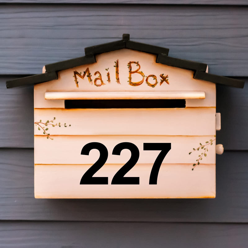 20 Pieces Curb Stencil Kit 0-9 Address Number Reusable Plastic Numbers Stencils with 2 Rolls Masking Tape for Painting Address in Wall Wood Road Mailbox(3 Inch Height) 3 Inch Height