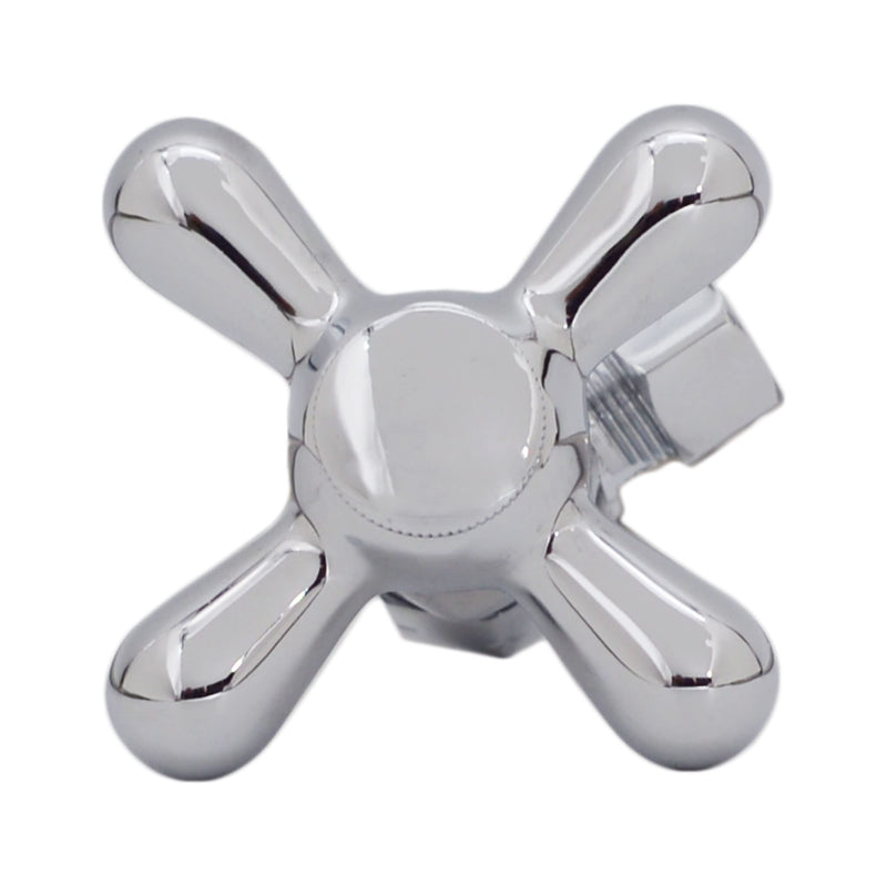 Westbrass D103K12X-26 1/2" IPS" x 3/8" OD x 12" Corrugated Riser Supply Line Kit with Cross Handle Angle Supply Shut Off Valve for Faucet and Toilet, Polished Chrome
