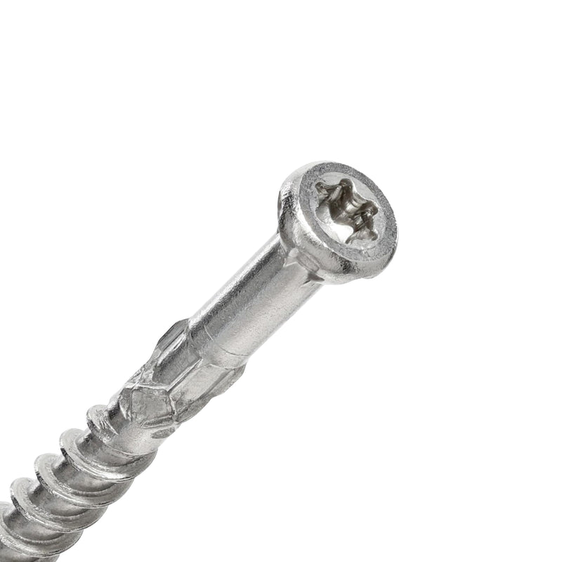 Power Pro Premium 305 Stainless Steel Trim Screws (#8 x 2-1/2") - 1lb Box #8 x 2-1/2"