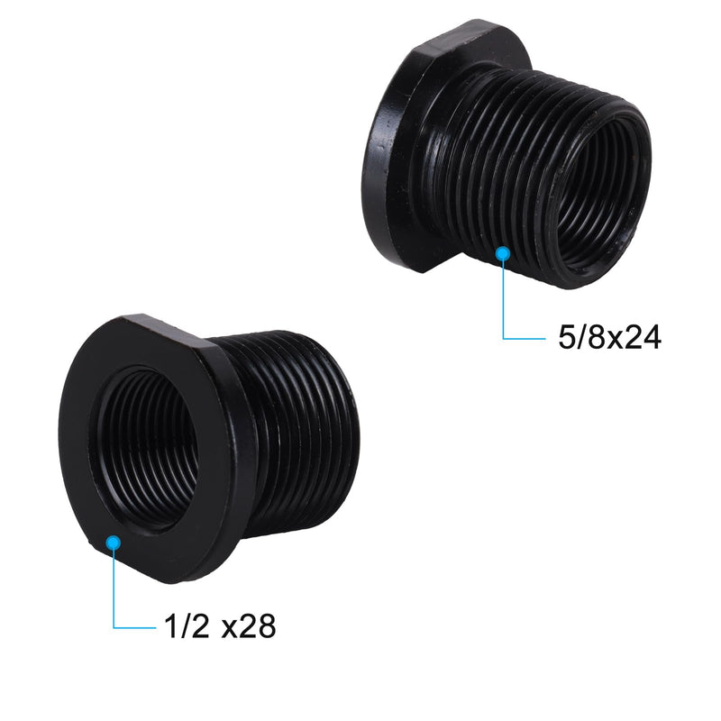 Thread Protector, 1/2 x 28 Convert to 5/8x24 with Crush Washer Steel ...