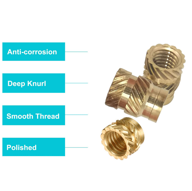 M3 M4 M5 Threaded Inserts for Plastic 3D Printing Heat Set Insert Kit 145pcs M3 M4 M5 Kit 145