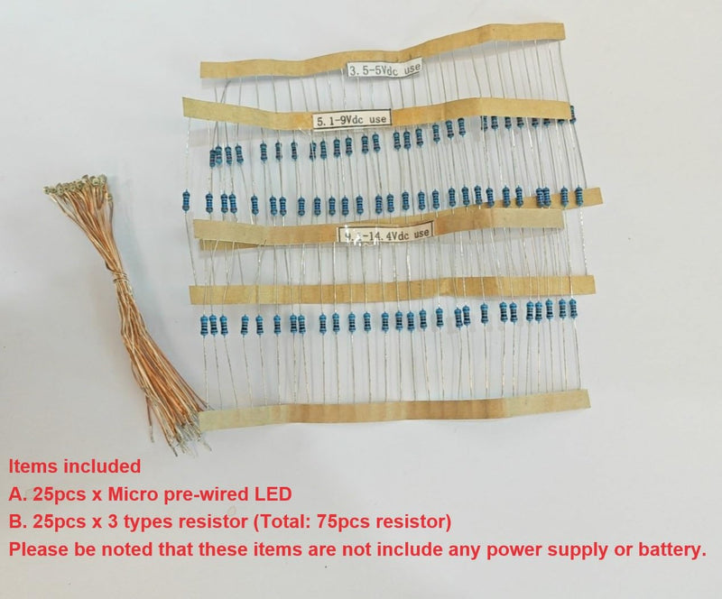25 pcs Pre-soldered Rainbow RGB Flashing SMD Led 0605 + Muti-Resistor Micro Litz Wired Leads (1)rainbow Fast & Slow 25 Count (Pack of 1)