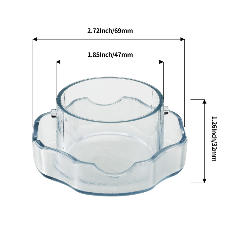 2 Packs Lid Plug Replacement Part for Vitamix 64oz Low Profile Container, Pro 750 Model, VM0158, VM0103, 7500 Series, Fits for Vitamix 300 Professional Series