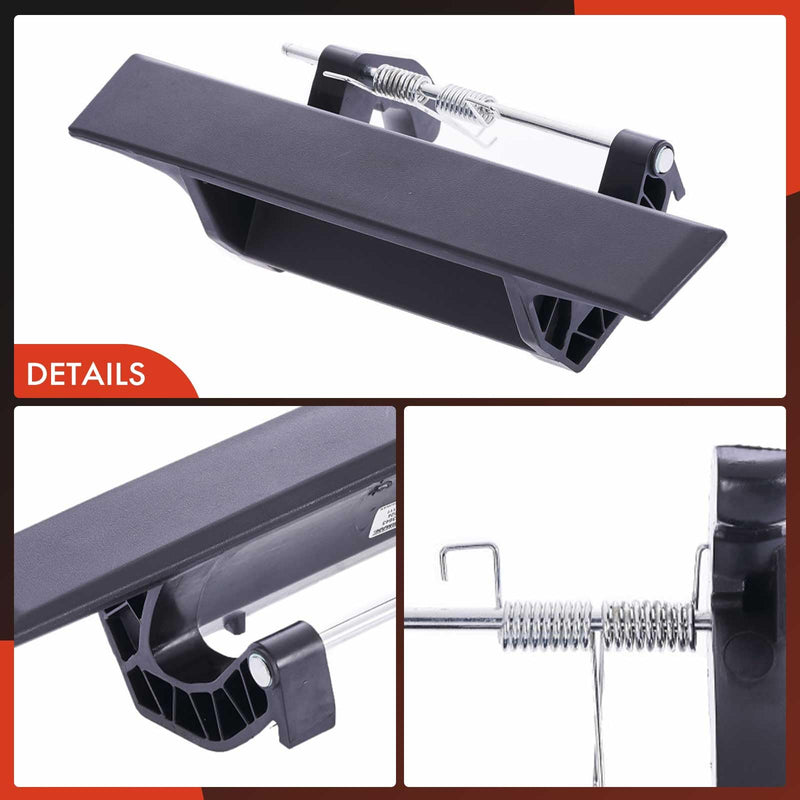 A-Premium Tailgate Handle Liftgate Latch Handle Compatible with Nissan Titan 2004-2013, Textured Black, Replace# 90606-7S200