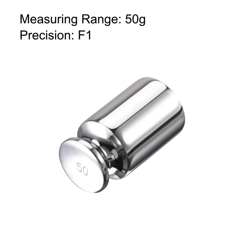 uxcell Gram Calibration Weight 50g F1 Precision Stainless Steel for Digital Balance Scales