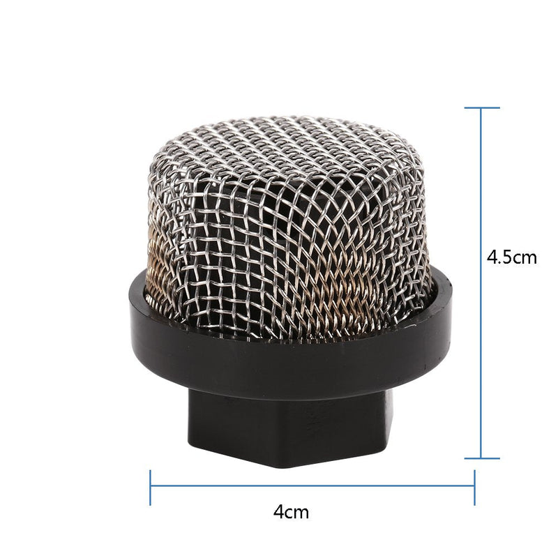Fdit Hose Inlet Strainer Filter Inlet Suction Strainer Mesh Filter Inlet Suction Strainer Metal Suction Pipe for 390 395 495 Sprayer