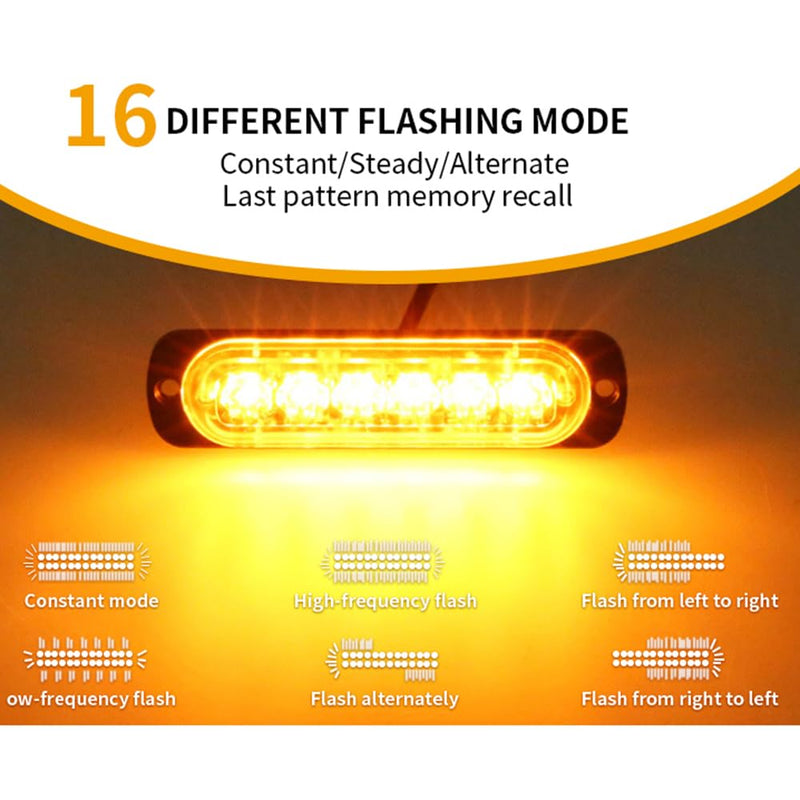 Encell LED Trailer Truck Side Marker Light 10PCS 18W Indicator Light for Truck Camper Marine Boat Stern Yacht Kayak