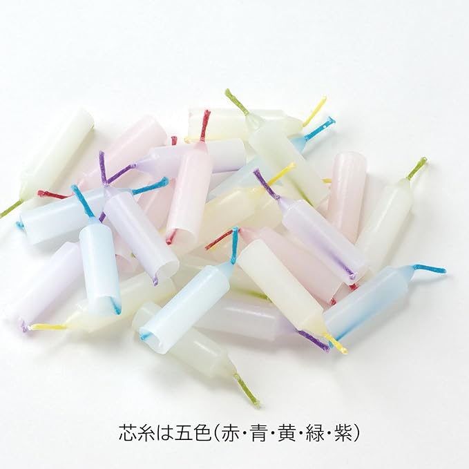 Kameyama five-colored candles, about 300 candles, about 10 minutes - NewNest Australia