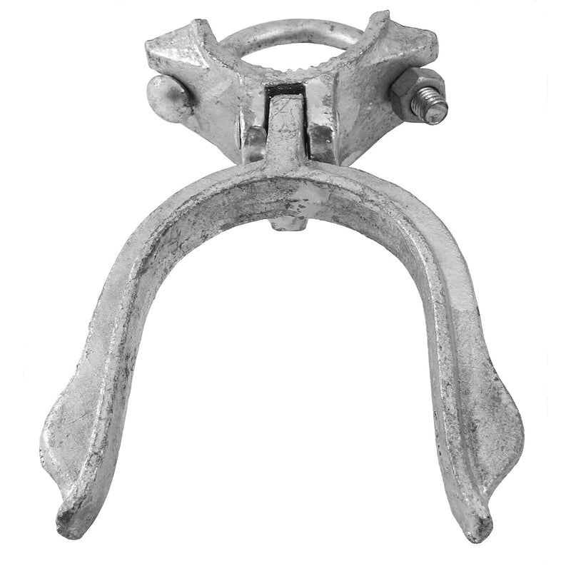 1-7/8" x 2-7/8" (3") Chain Link Fence Gate Fork Latch - Commercial Heavy Duty - Malleable - Galvanized Gate Latch with Hole for Padlock 1-7/8" x 2-7/8"