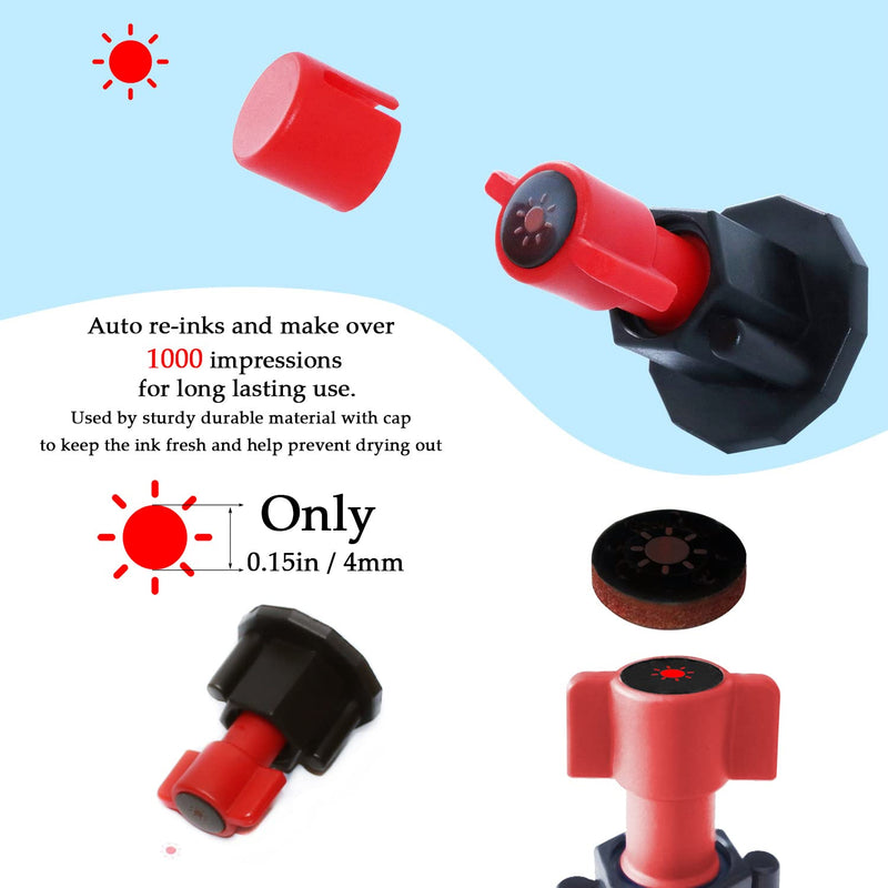 DIKOO Picture Hanging Mark Hole and Leveling Kit for Frame Mural Hanging - with Mini Bubble Level Used for Mark Nail Hole Frames etc Location Tool Set 2