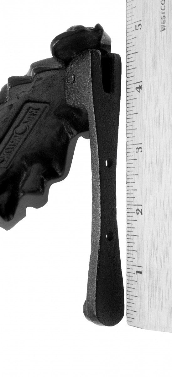 Renovators Supply Manufacturing Door Knockers For Front Door 6 In. Cast Iron Door Knocker With Mounting Hardware