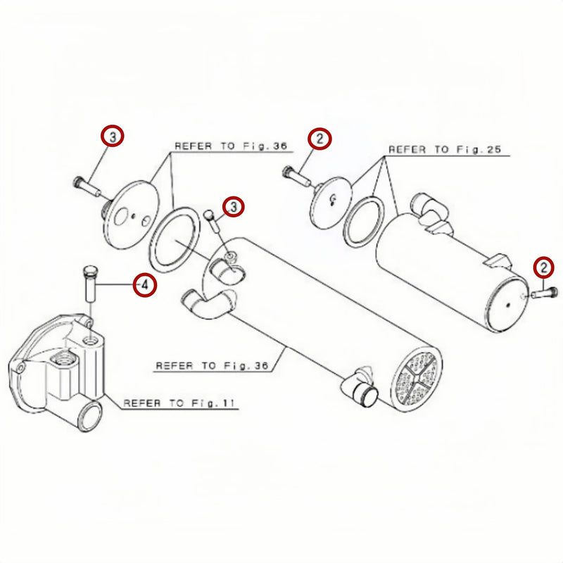 119773-92600 Boat Zinc Pencil Anode Kit for Yanmar 4LHA 6LP 6LY Engines | Includes 4 pcs 119574-44150 & 1 pc 119574-18790, Direct Threaded Fittings, Corrosion Protection, Replaces 119574-44150