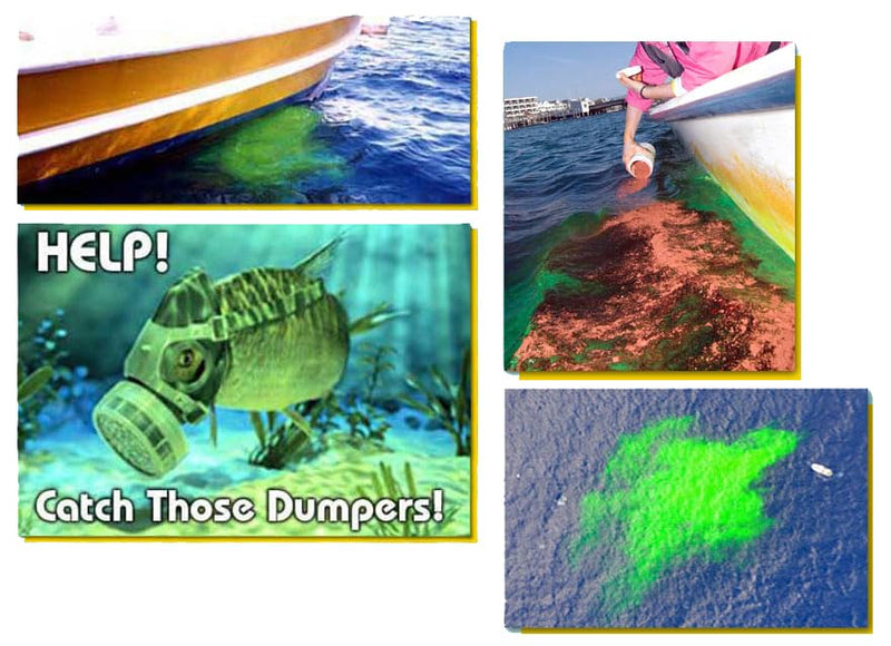 New Resources Group Marine Water Leak Fluorescent Tracing Tablets Pack Neon Green Dyes Detect Illegal Discharge Boats, EPA Standard Sewer and Drain Commercial 5 Pack