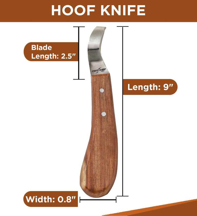 Farrier Tools Super Sharp Hoof Knife - Brown and Green Hoof Knife - PawsPlanet Australia