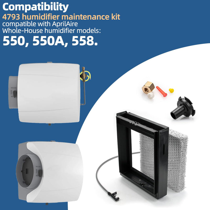 4793 Humidifier Maintenance Kit Fit for AprilAire 550, 550A, 558 Humidifier