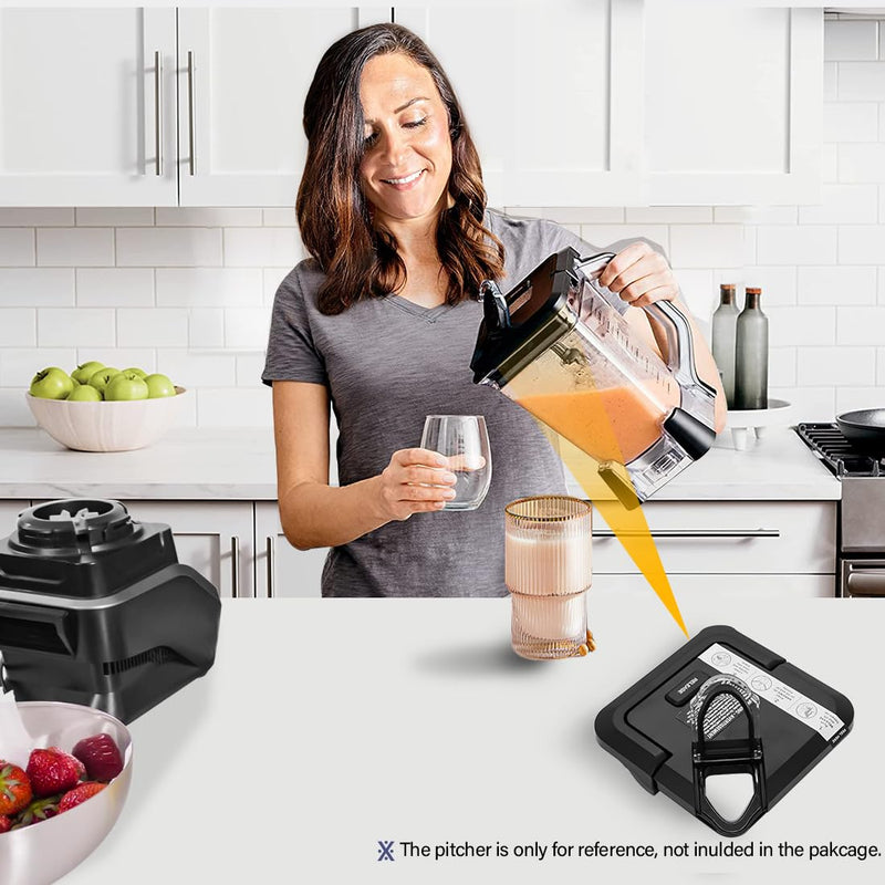 Locking Lid Replacement Compatible with Ninja BL610 BN751 Blender 72oz XL Pitchers New Model, Replacement Newer Square Top Cover for Ninja 72 OZ Pitcher BL642 BL710WM BN701 BN800 BN801 CO610B Locking Lid