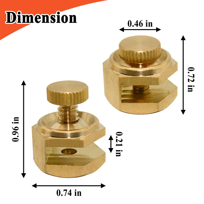3Pcs 405 Stair and Square Gauge Set, Measurement Reference Tool, Brass