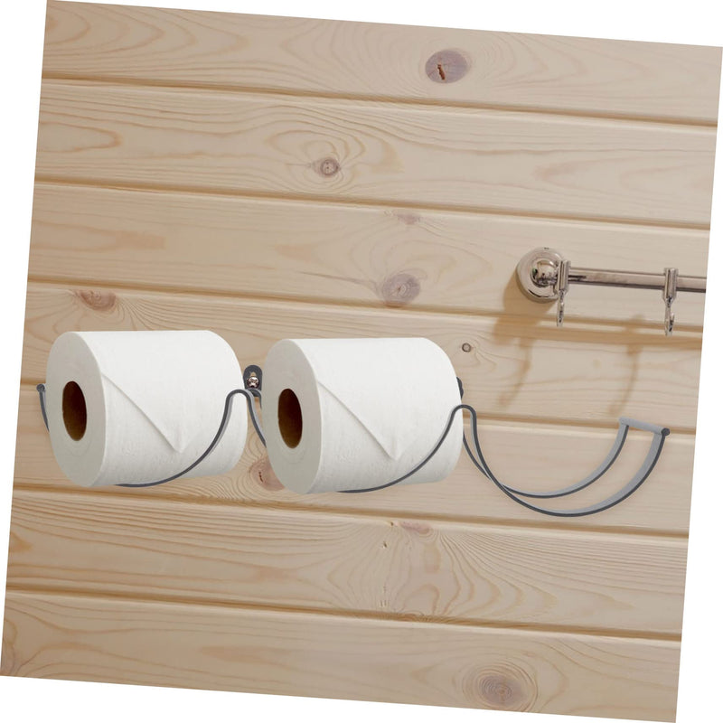 COLLBATH Wall Mounted Toilet Paper Holder with Tissue Shelf and Towel Storage Rack 14.96X4.52X2.16 Inch Space-Saving Bathroom and Kitchen Organizer Durable Metal Construction