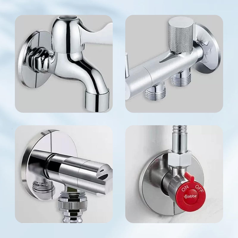 Wall Split Flange, HONSNKS 3Pcs Self Adhesive Round Escutcheon Plate 304 Stainless Steel Wall-mounted Pipe Hole Cover for Various Pipes (0.9inch/23mm ID) S