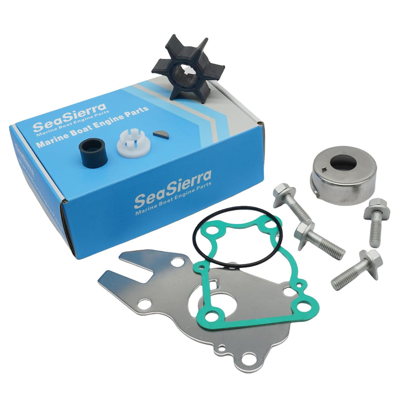 63D-W0078-01-00 Outboard Water Pump Impeller Kit for Yamaha 40 50 60 HP | SeaSierra Marine Repair Kit, Fit F40 C40 P40 F50 C50 P50 F60 Models, Replaces 63D-W0078-01, 6H3-44352-00-00, Sierra 18-3434