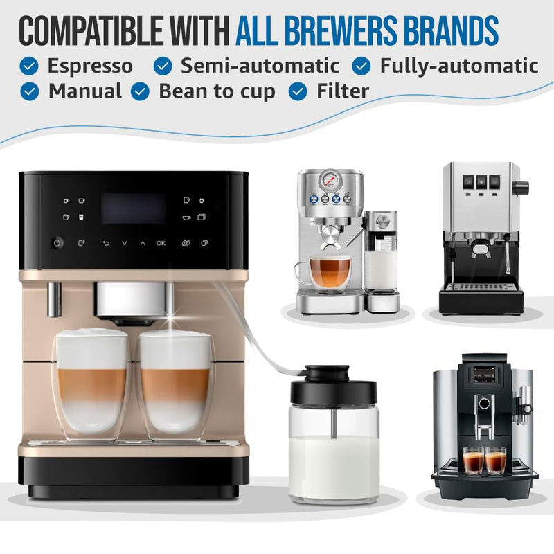 Caffenu Espresso Coffee Machine Cleaning Tablets 60 count use every 100 cups. Auto, Superautomatic & Bean to Cup. Use with Descaling