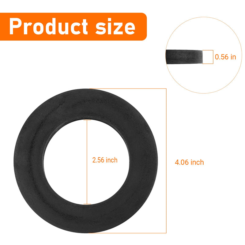 83996 4.06-Inch By 2.56-Inch Id Flush Valve Gasket (2Pack) | Compatible With Kohler Single Piece Cartridge Flush Toilets,Toilet Tank Gasket