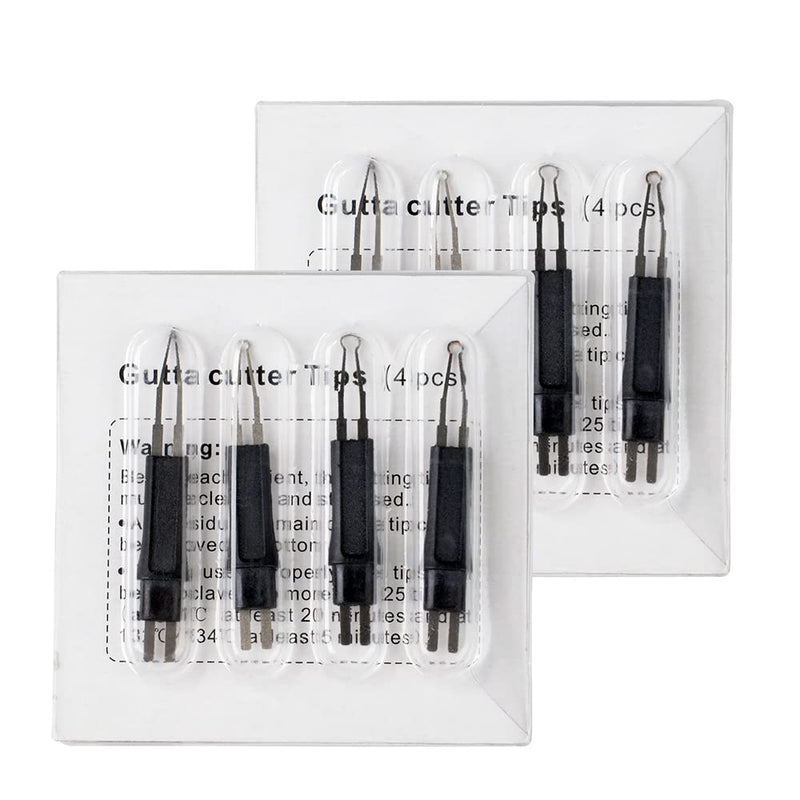 5 X 4pcs/Pack Heated Gutta Cutter Tips for Gutta Percha Point Heating Cutter Tooth Gum