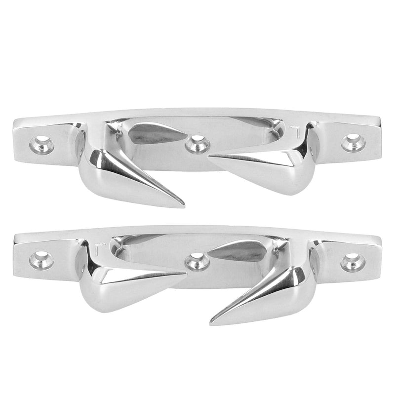 Acouto Bow Chocks for Boat 4.69in 316 Stainless Steel Boat Cleats Anchoring Mooring Cleats 2pcs Left Right Fairlead Dock Cleats for Marine Boat Yacht