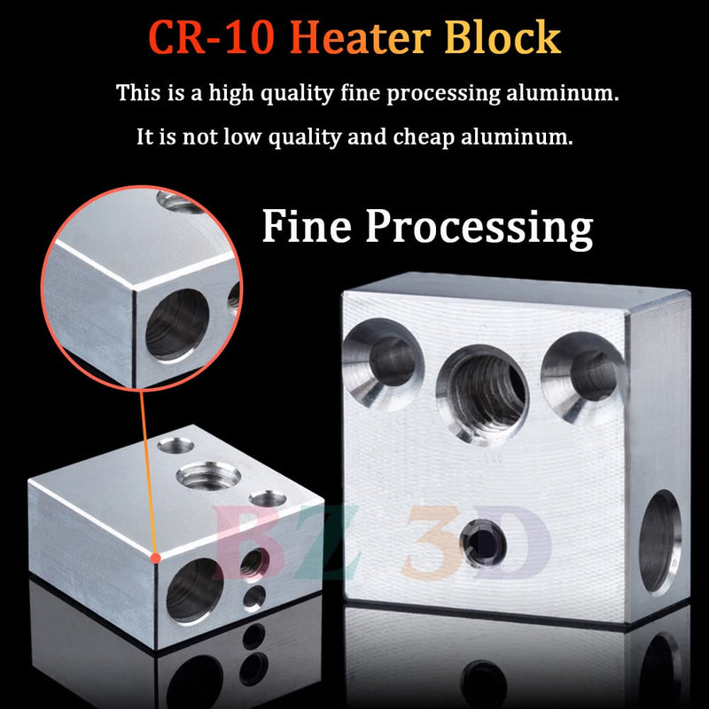 CR-10S PRO All Metal Hotend Upgrade Kit,Titanium Alloy Heatbreak,MK8 Hardened Steel Nozzle 0.4mm for CR-10S PRO,CR-10S Pro V2,CR-10 Max,Ender 3 Neo,Ender 3 V2 Neo 3D Printer Hotend.