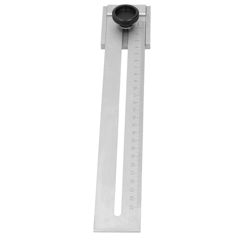 ViaGasaFamido Sliding Line Ruler Carbon Steel Ruler Woodworking Parallel Ruler Marker Gauge for Mechanical Processing Marking Offset Marking Gauge and Layout Tool(250mm)