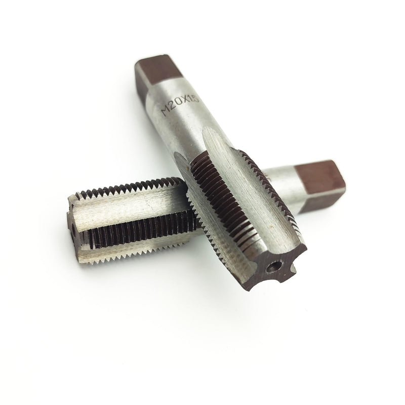 M20 x 1.5 Metric Hand Thread Tap, 1.5mm Pitch, 1 Tapper Tap, 1 Plug Tap, Right Hand (M20x1.5, Tap) M20x1.5