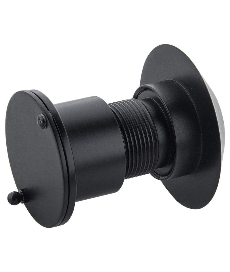 Earl Diamond - Solid Brass Door Peep Holes for Front Door, 220-Degree Door Viewer Peephole with Heavy Duty Rotating Privacy Peephole Cover for 1-21/32" to 2-1/8" Thick Door (Modern Black) Modern Black