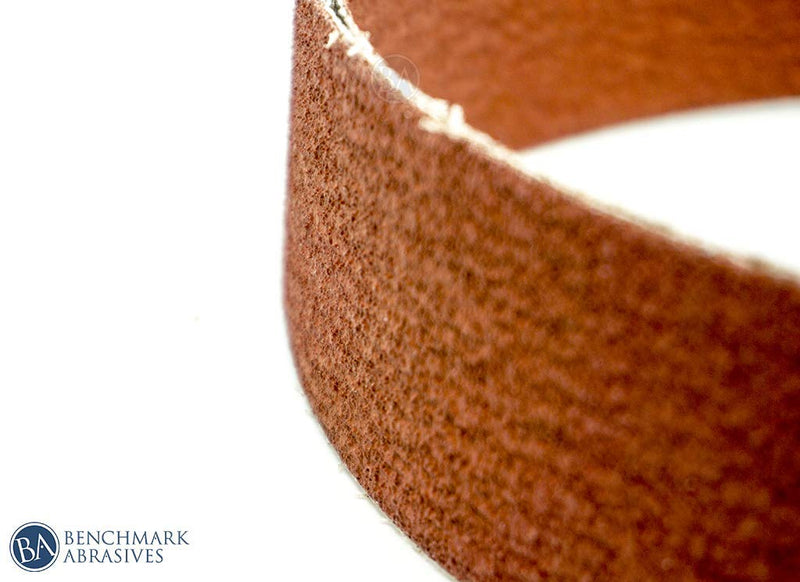 Benchmark Abrasives 2" x 72" Premium Ceramic Sanding Belts for Grinding Deburring Polishing Rust Removal on Metal, Stainless Steel, and Carbon Steel, Use with Belt Disc Sander (6 Pack) - 120 Grit