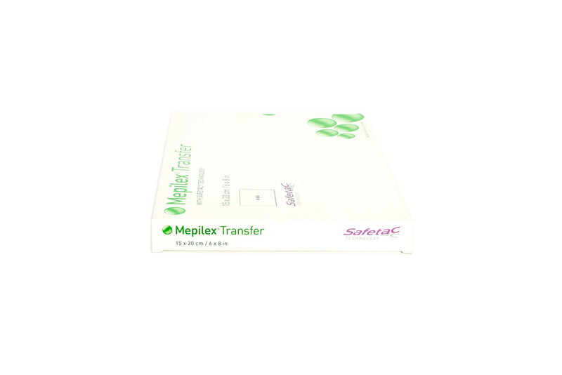 Mepilex 294899 Transfer Soft Silicone Exudate Transfer Dressing, 6" x 8" Size, Each Dressing