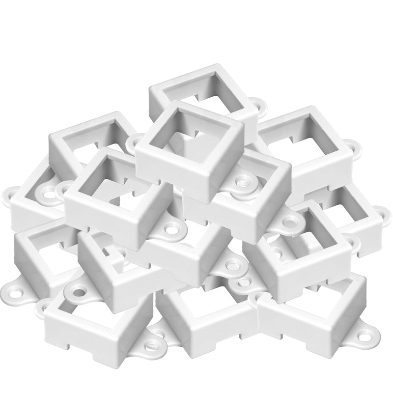 Mounting fits for Govee Outdoor LED Lights H705 Non-pro Version Elite H805，Outdoor Light Brackets Clips Holder for Govee（White, 40）