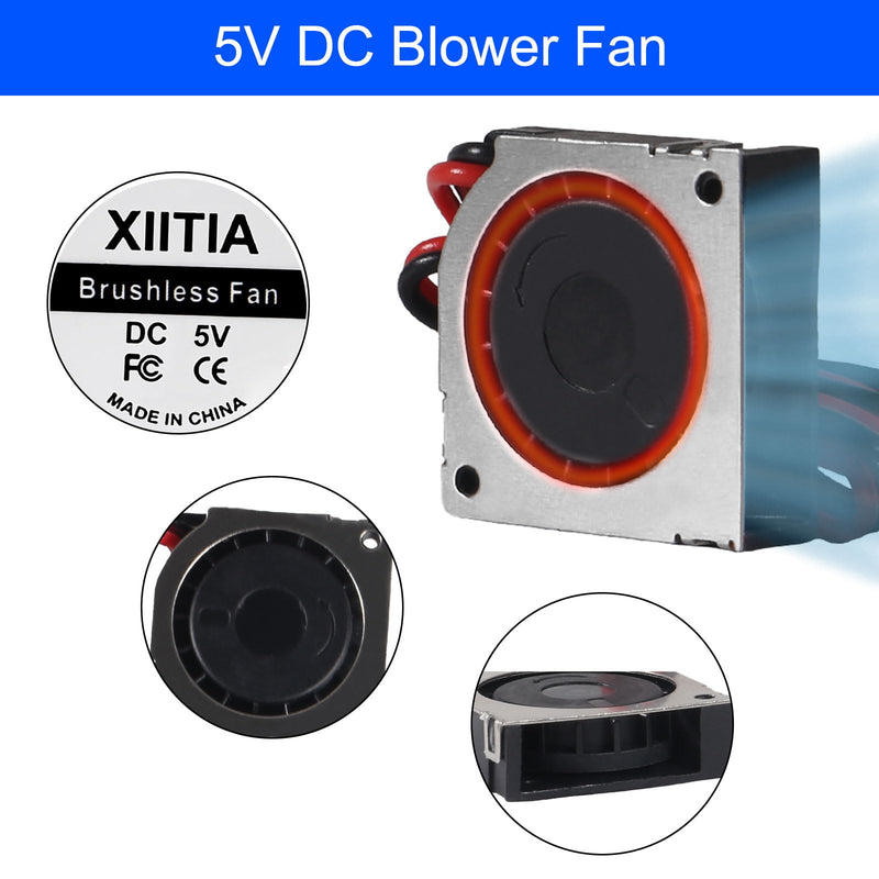 6pcs DC 20mm Fan 5V 2006/20x20x6mm Sleeve Bearings Brushless DC Cooling Blower Fan with 2 Pin Terminal for 3D Printer Parts