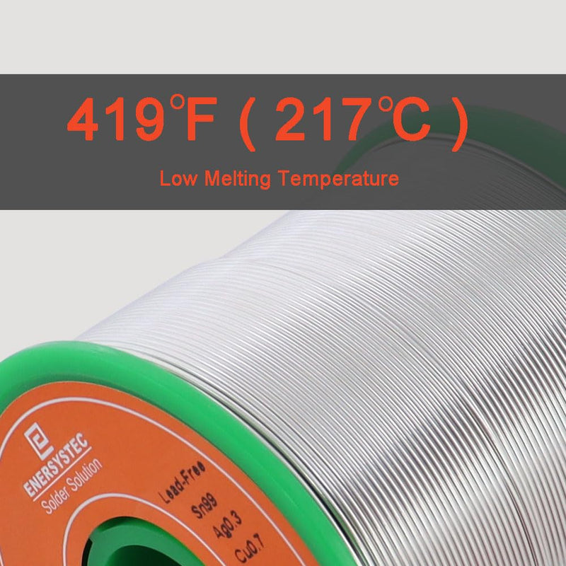 Lead Free Solder Wire 1.2mm 500g, Electronics Solder Wire Rosin Core No Clean, Allow Materials Sn99 Ag0.3 Cu0.7 Bright Solder Joint, Strong Solder Pad Fine Solder Work,1 Pound