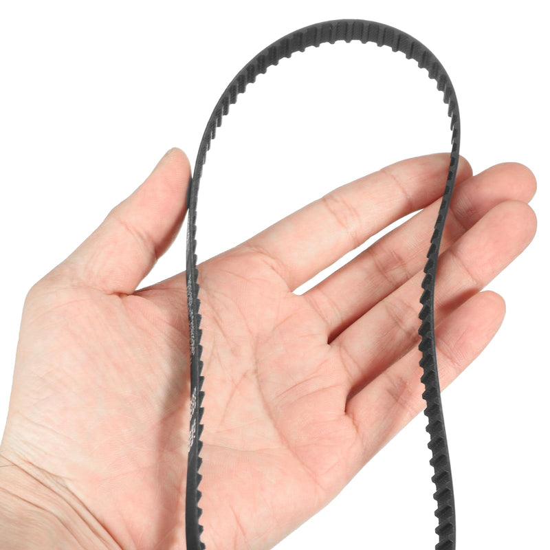 uxcell 3Pcs 212XL 037 Timing Belt 106 Teeth Black Cogged Rubber Geared Belt, Width 10mm, Pitch 5.08mm, 3D Printer Timing Belt 3