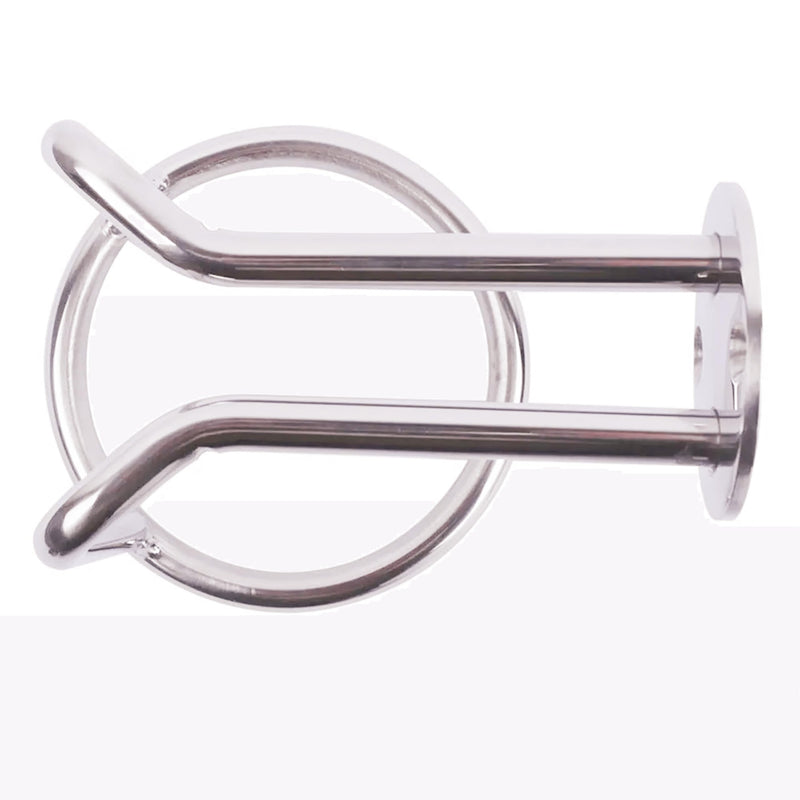 Marine Boat Cup Holders,Stainless Steel 316 Ring Drink Holder Ringlike Wall Mounted Cup Holder for Yacht Boat Accessories 2PCS