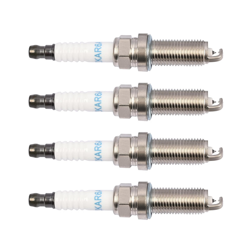 Set of 4 Iridium Spark Plugs LKAR7C-9 93961 Compatible with Mercury Outboard Motor 175 HP Through 300 HP 450R V6 V8 4.6L 4-Stroke Outboards Replace 8M0135348 33-8M0135348