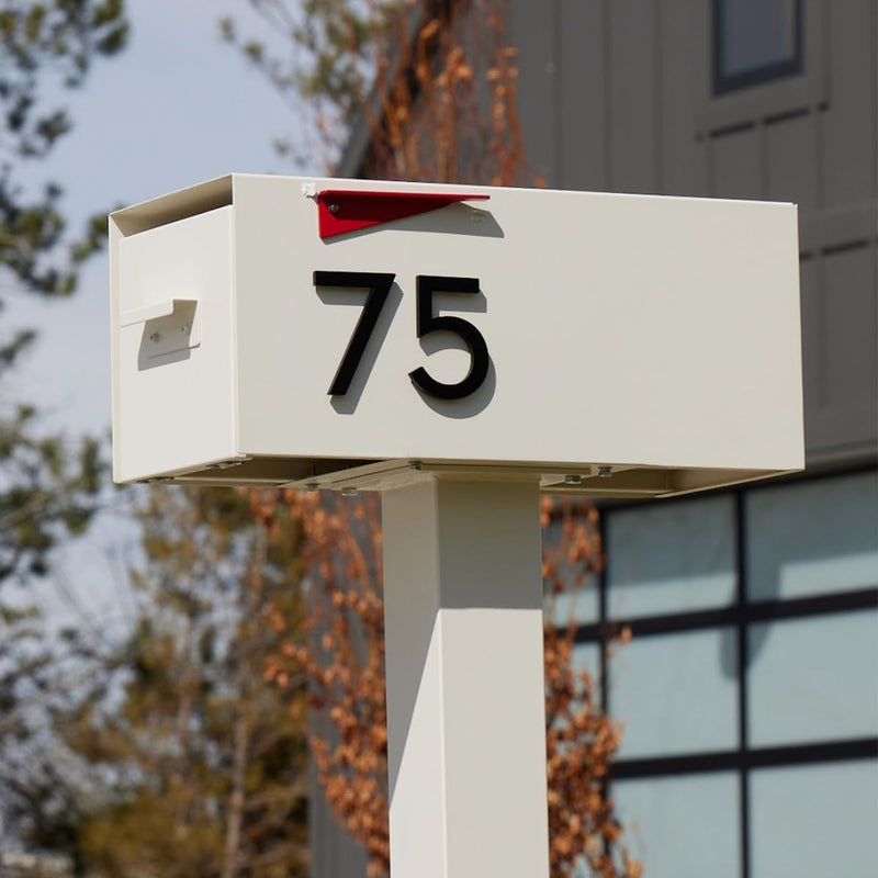 4 Inch House Numbers, Self-adhesive Mailbox Numbers Modern House Numbers for Outside Address Numbers for House Office Hotel Room Farmhouse Easy to Install Strong adhesive backing (3, Black) 4 Inch 3, Black