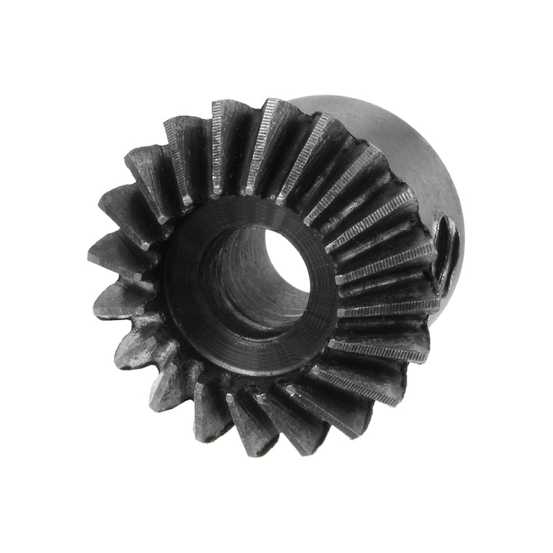 HARFINGTON 2pcs Bevel Gear 1M 20 Teeth 5mm Shaft Hole 1:1 Tapered Bevel Pinion Gear 45# Steel 1 Module 90 Degree Steering Gear, for Hardware Mechanical Rotation