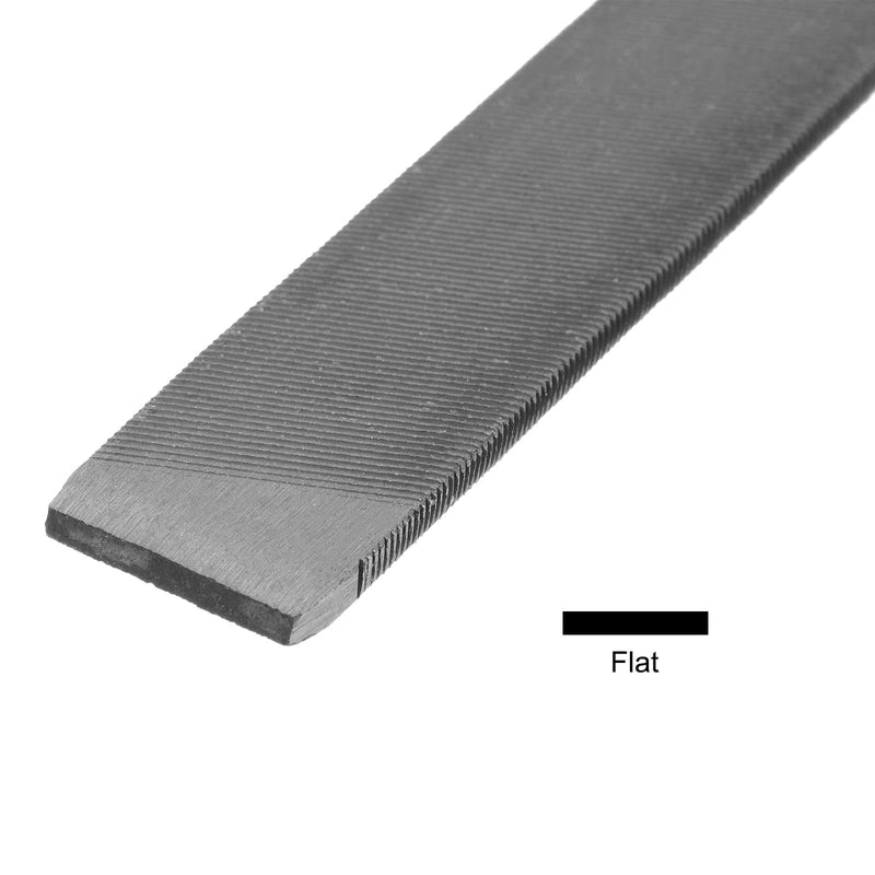 HARFINGTON Farmers Own Files 6 Inch High Carbon Steel Single Cut Flat Hand Rasp File for Deburring and Removing Material