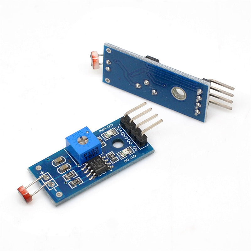 Oiyagai 5pcs LM393 Light Detection Optical Sensitive Resistance Sensor Module Photosensitive Sensor for Arduino (4PIN) 4PIN